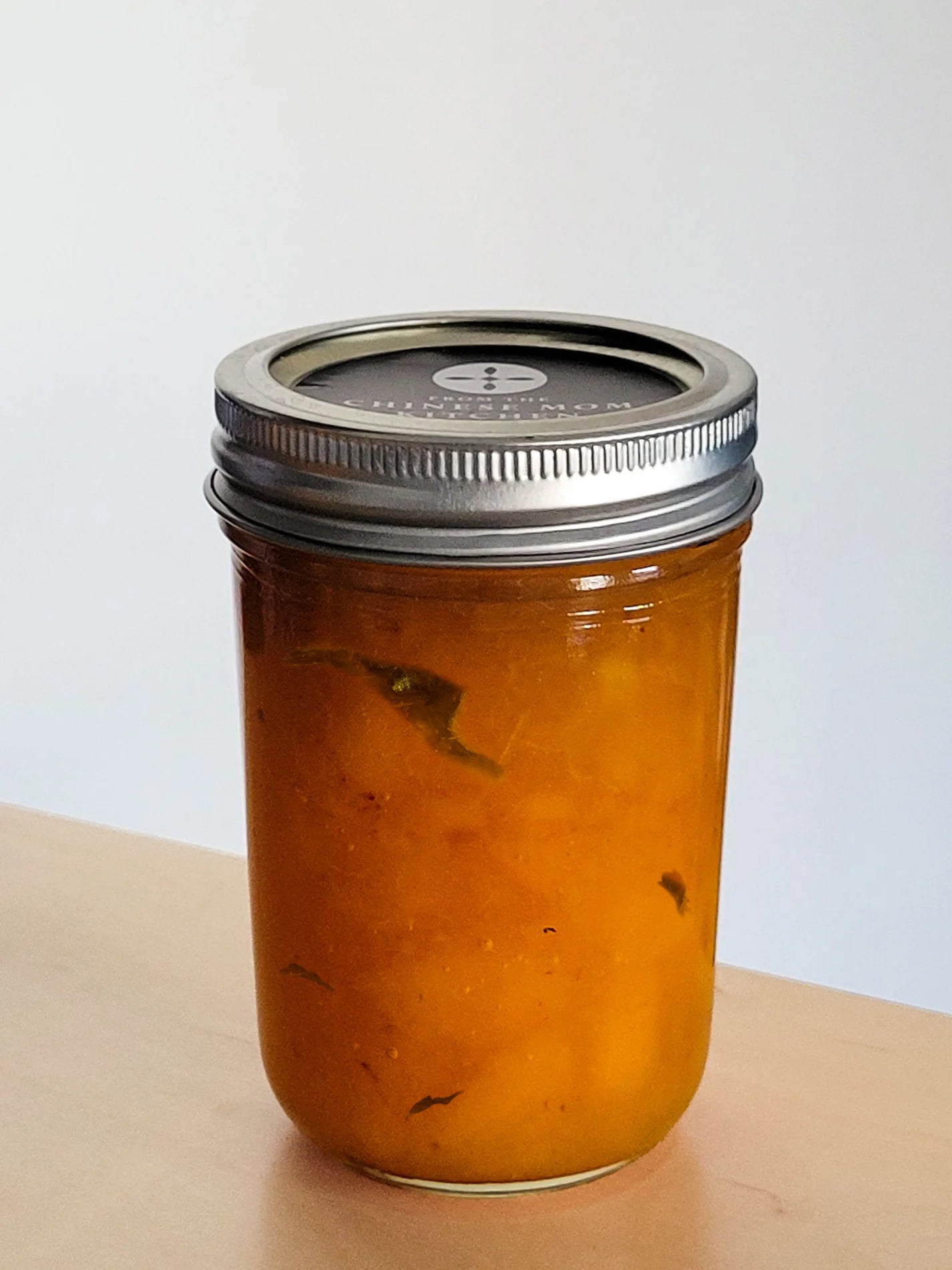 Lemon Verbena Peach Jam (8 oz)