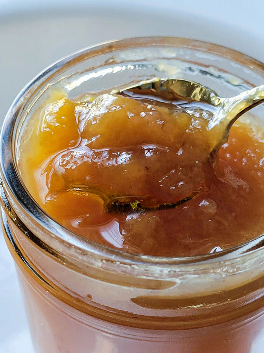 Lemon Verbena Peach Jam (8 oz)