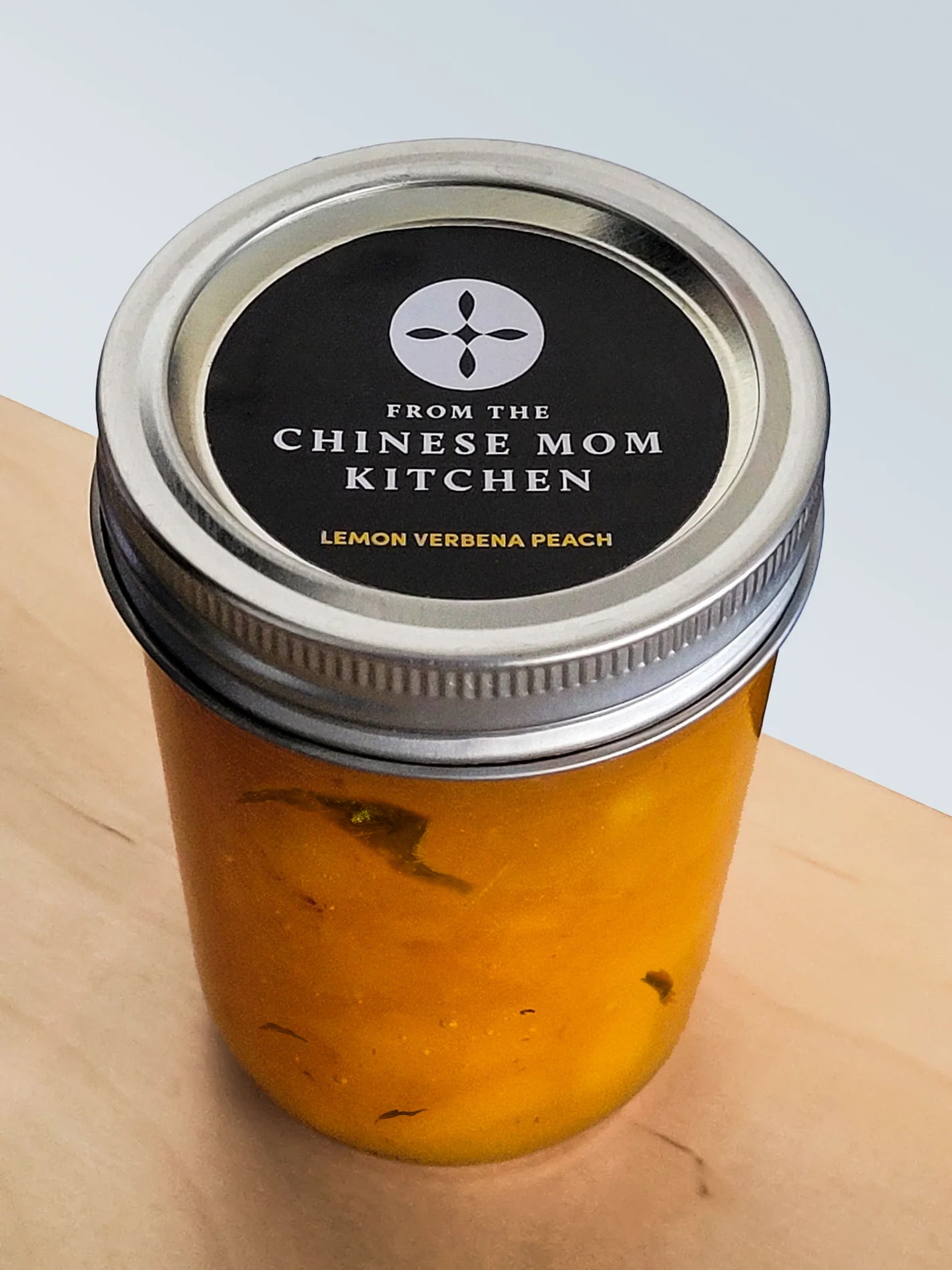 Lemon Verbena Peach Jam (8 oz)